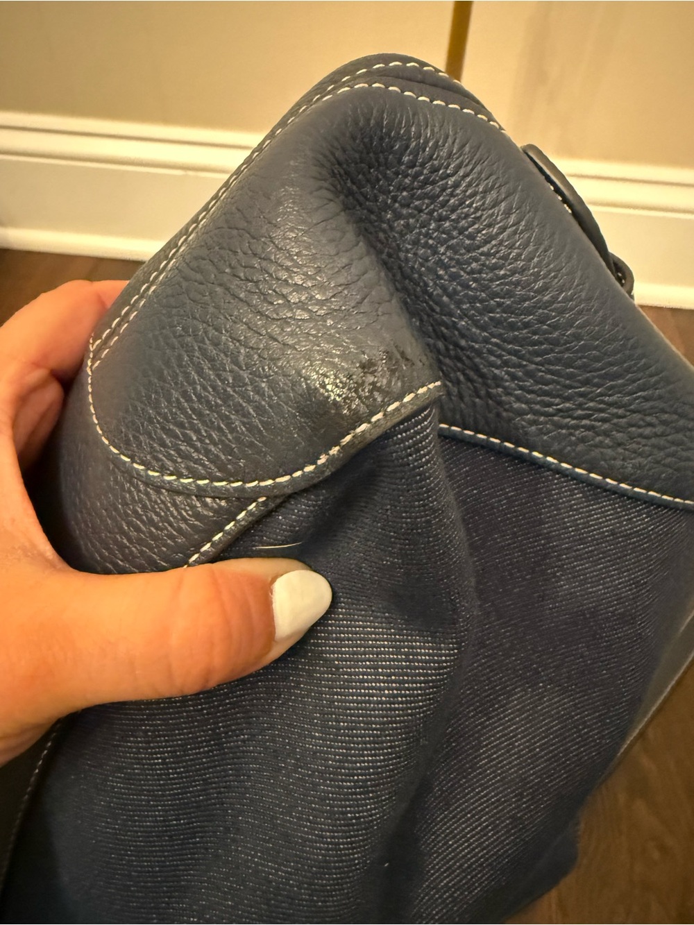 kate spade Navy Blue Shoulder Bag - Picture 8 of 11